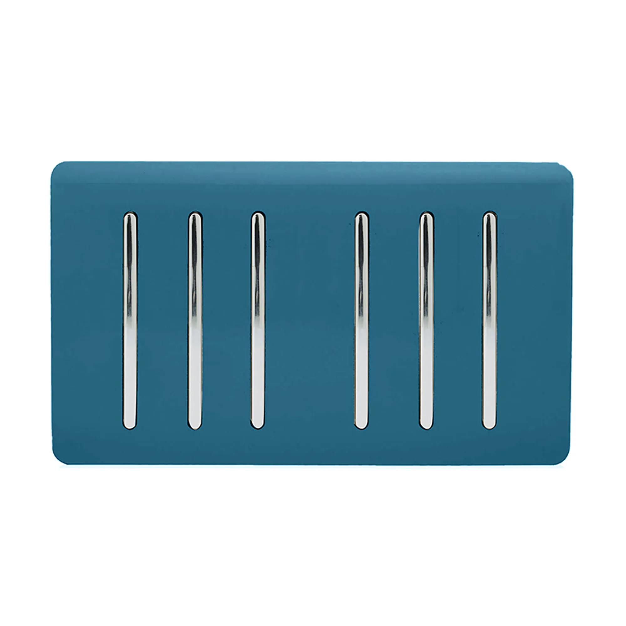 ART-SS66MD  6 Gang 2 Way 10 Amp Rocker Twin Plate Midnight Blue